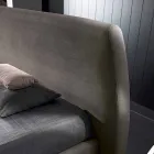 Pat dublu tapițate cu containere moderne 160x190 / 200 Reby Viadurini