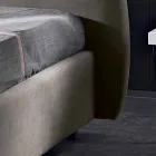 Pat dublu tapițate cu containere moderne 160x190 / 200 Reby Viadurini