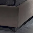 Pat dublu tapițate cu containere moderne 160x190 / 200 Reby Viadurini