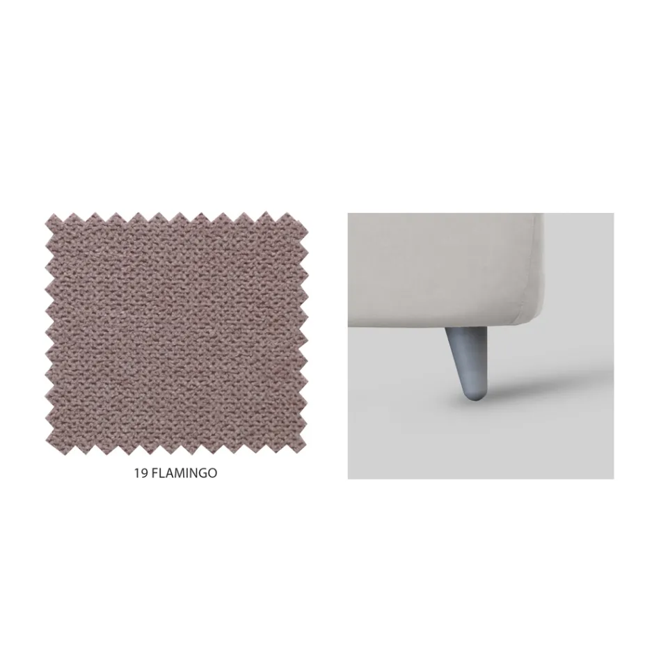 Pat dublu tapitat cu depozitare opțională Made in Italy - Akira Viadurini