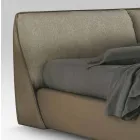 Pat dublu căptușit și îmbrăcat în țesătură și piele Made in Italy - Lula Viadurini