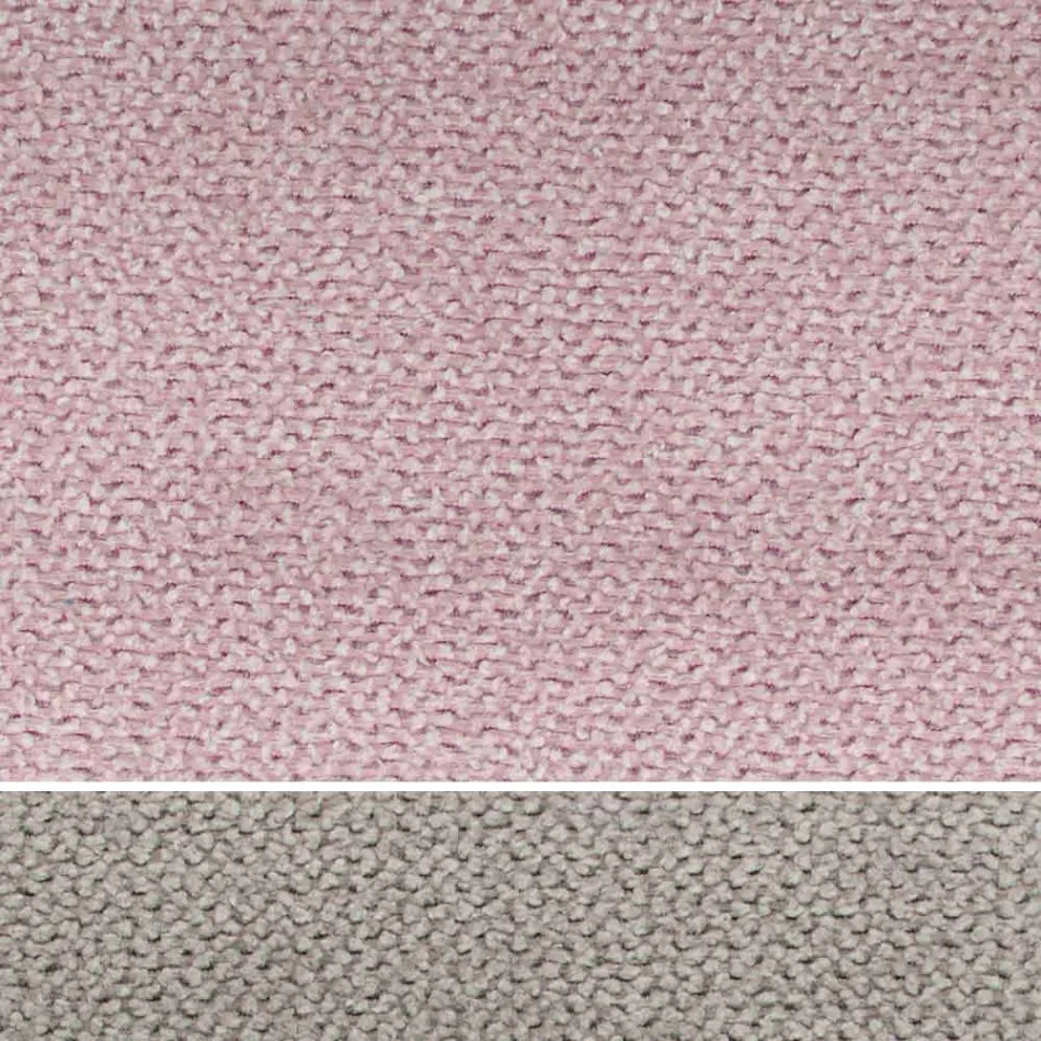 Pat dublu tapițat cu material textil sau piele ecologică Made in Italy - Elettro Viadurini