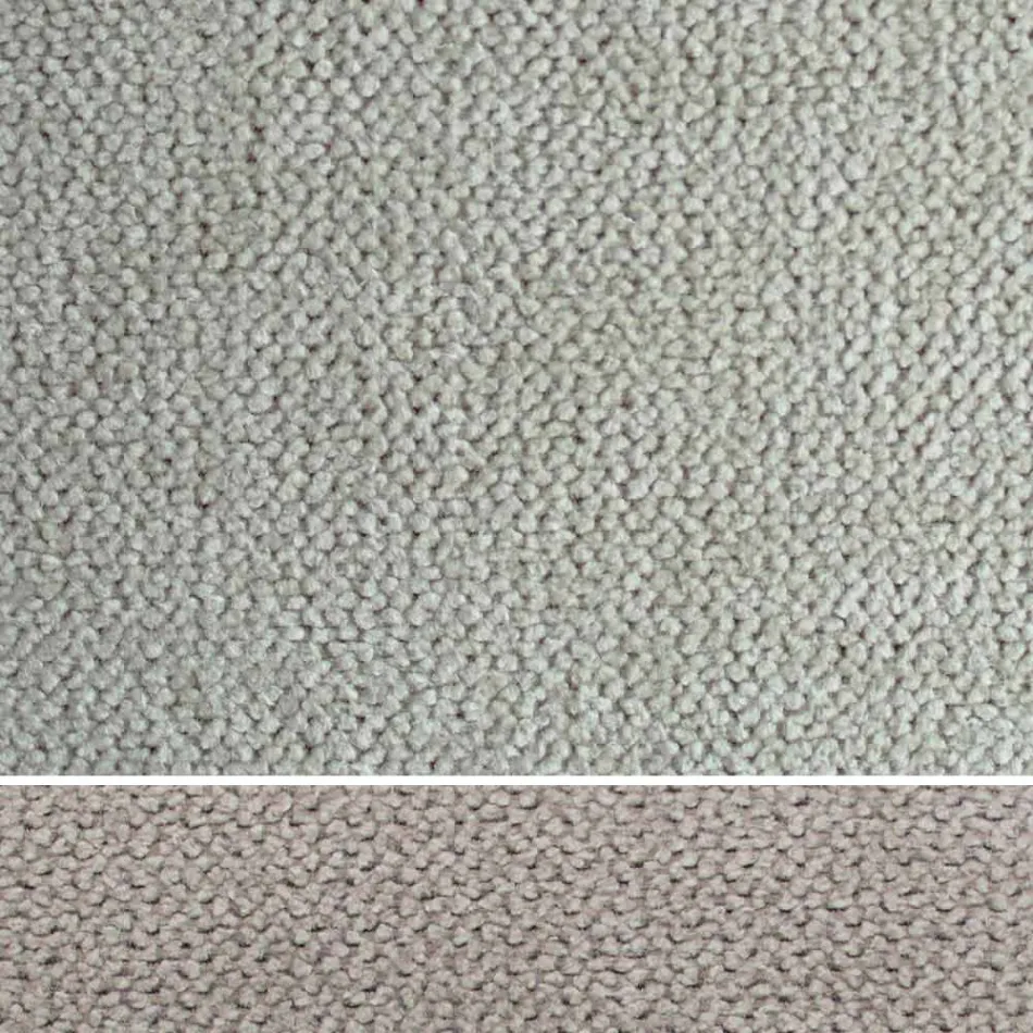 Pat dublu tapițat cu material textil sau piele ecologică Made in Italy - Elettro Viadurini