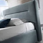 pat dublu capitonat Contemporan cu cutie de punctul maxim atins 160x190 / 200cm Sun Viadurini