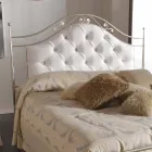 Capitonată manual pat dublu din fier solid Gracie Viadurini