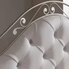 Capitonată manual pat dublu din fier solid Gracie Viadurini