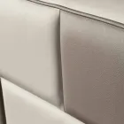 Pat dublu în piele faux cu cutie de depozitare 160x190 / 200 cm Gin Viadurini