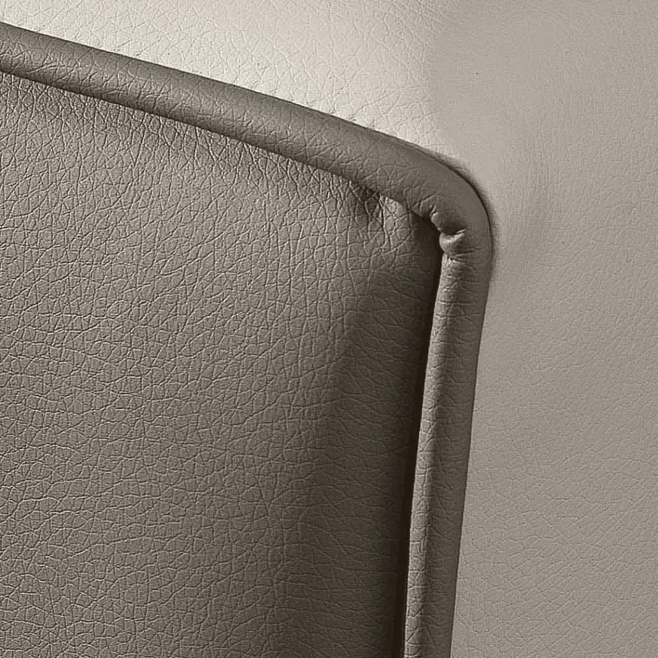 Pat dublu în piele faux cu cutie de depozitare 160x190 / 200 cm Gin Viadurini