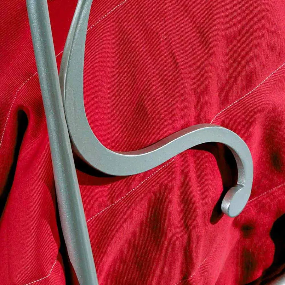 Pat dublu în ambarcațiunile de fier cu picioare conice Zoe Viadurini