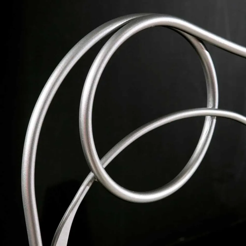 Pat dublu în ambarcațiunile de fier cu picioare conice Zoe Viadurini