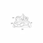 Pat dublu in fier forjat, cu decor Athena înalte Clef Viadurini