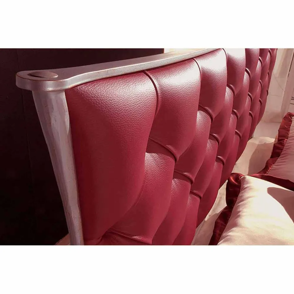 Pat dublu din fier forjat Hydra Capitonnè Viadurini