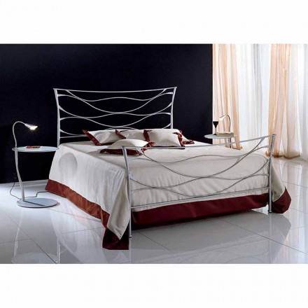 Pat dublu din fier forjat Hydra Viadurini