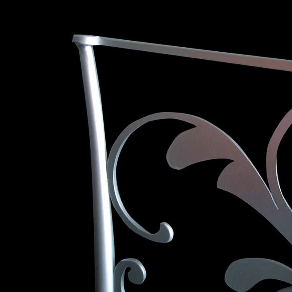 Fier forjat dublu Pat Mimosa Viadurini