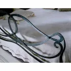 Pat dublu fier forjat Orchid Viadurini