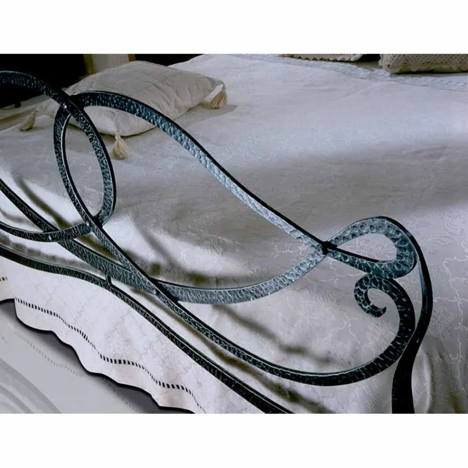 Pat dublu fier forjat Orchid Viadurini