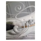 Pat dublu din fier cu picior coordonat Made in Italy - Laser Viadurini