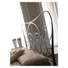 Pat dublu din fier cu picior opțional Made in Italy - Lampo Viadurini