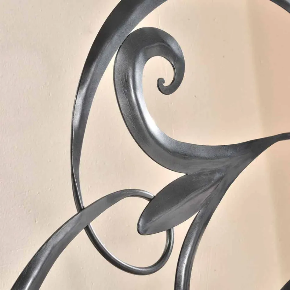 pat dublu de fier cu tăblie în lama Allison forjate Viadurini