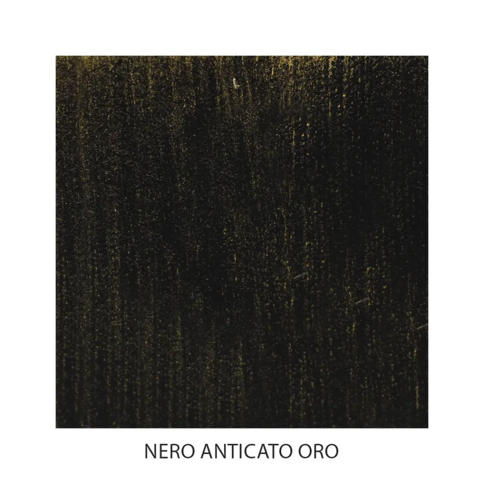 Pat dublu din fier verde sau negru Made in Italy - Poldo Viadurini