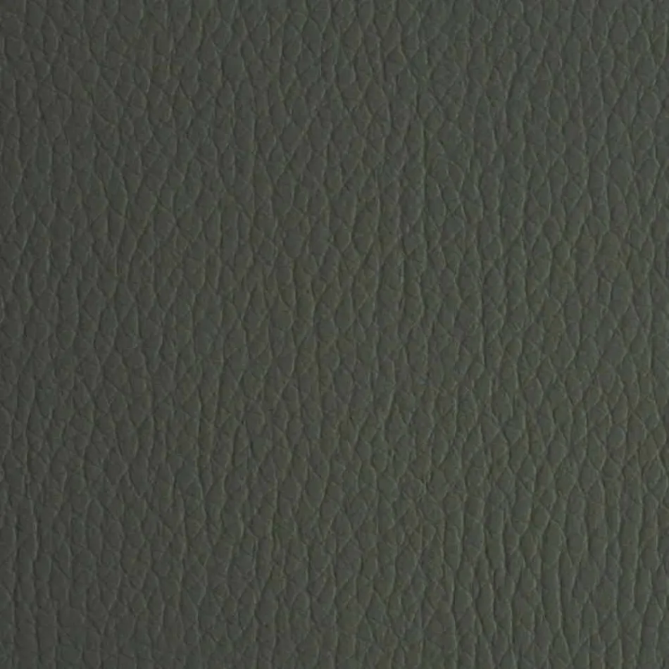 Pat dublu în piele cu picioare de lemn Made in Italy - Perzio Viadurini