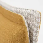 Pat dublu din țesătură cu picioare metalice Made in Italy - Glorio Viadurini