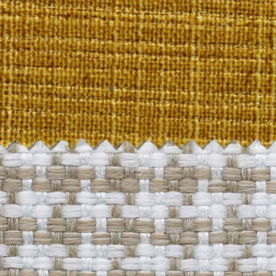 Pat dublu din țesătură cu picioare metalice Made in Italy - Glorio Viadurini