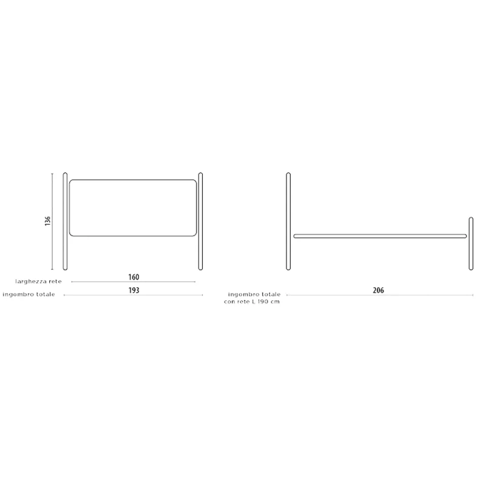 Pat dublu din piele naturală complet cu saltea și 2 noptiere - King Viadurini