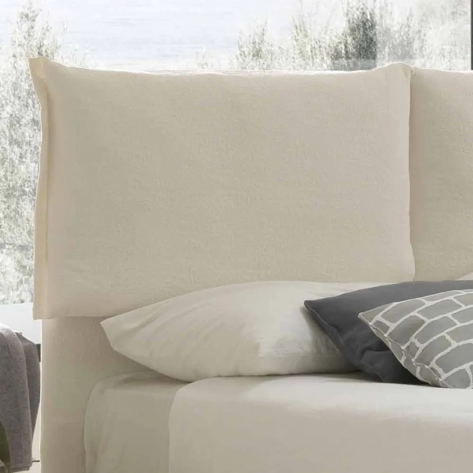 Pat dublu modern, bază subțire, Iorca de Bolzan Viadurini