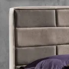 pat dublu contemporan cu cutie de depozitare 160x190 / 200 cm Gin Viadurini