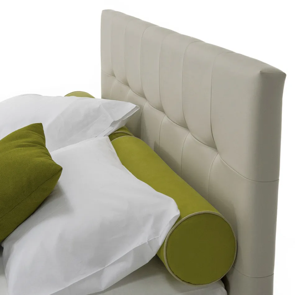 Pat dublu modern de lux cu cutie de depozitare Made in Italy – Orfei Viadurini