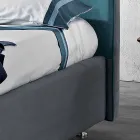 pat dublu capitonat Contemporan cu cutie de punctul maxim atins 160x190 / 200cm Mia Viadurini