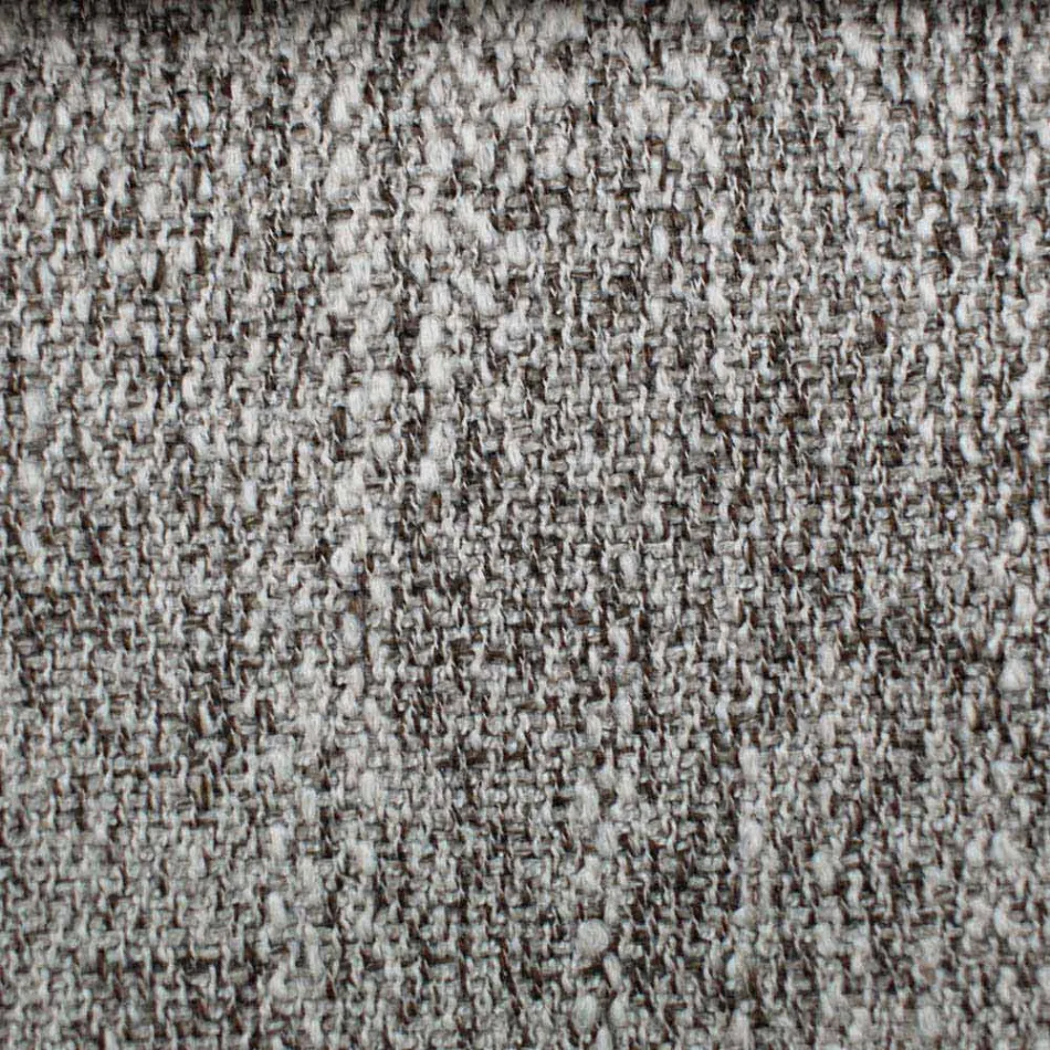 Pat dublu cu design rotund acoperit din țesătură Made in Italy - Rello Viadurini