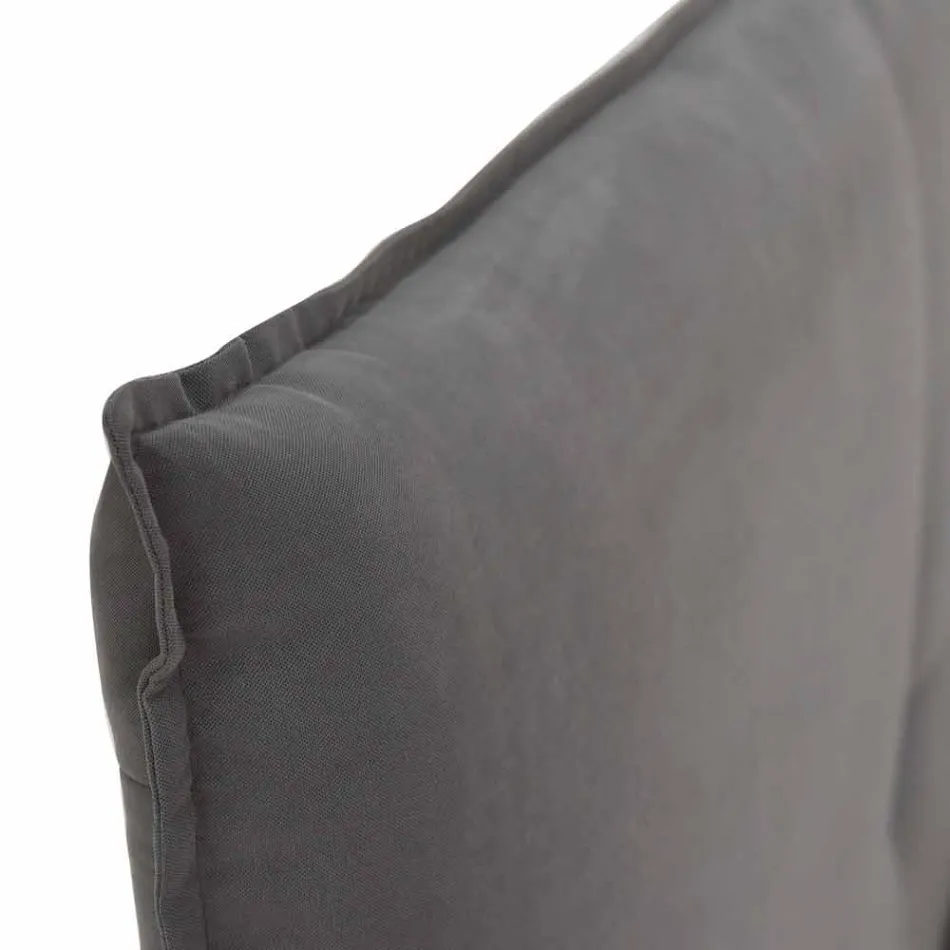 Pat dublu cu capac detașabil cu picioare din lemn Made in Italy - Tampa Viadurini