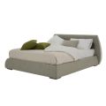 Pat dublu modern cu cutie din stofa sau piele ecologica Made in Italy - Minerva