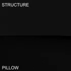 Pat dublu rotund acoperit în piele ecologică de design Made in Italy - Vesio Viadurini