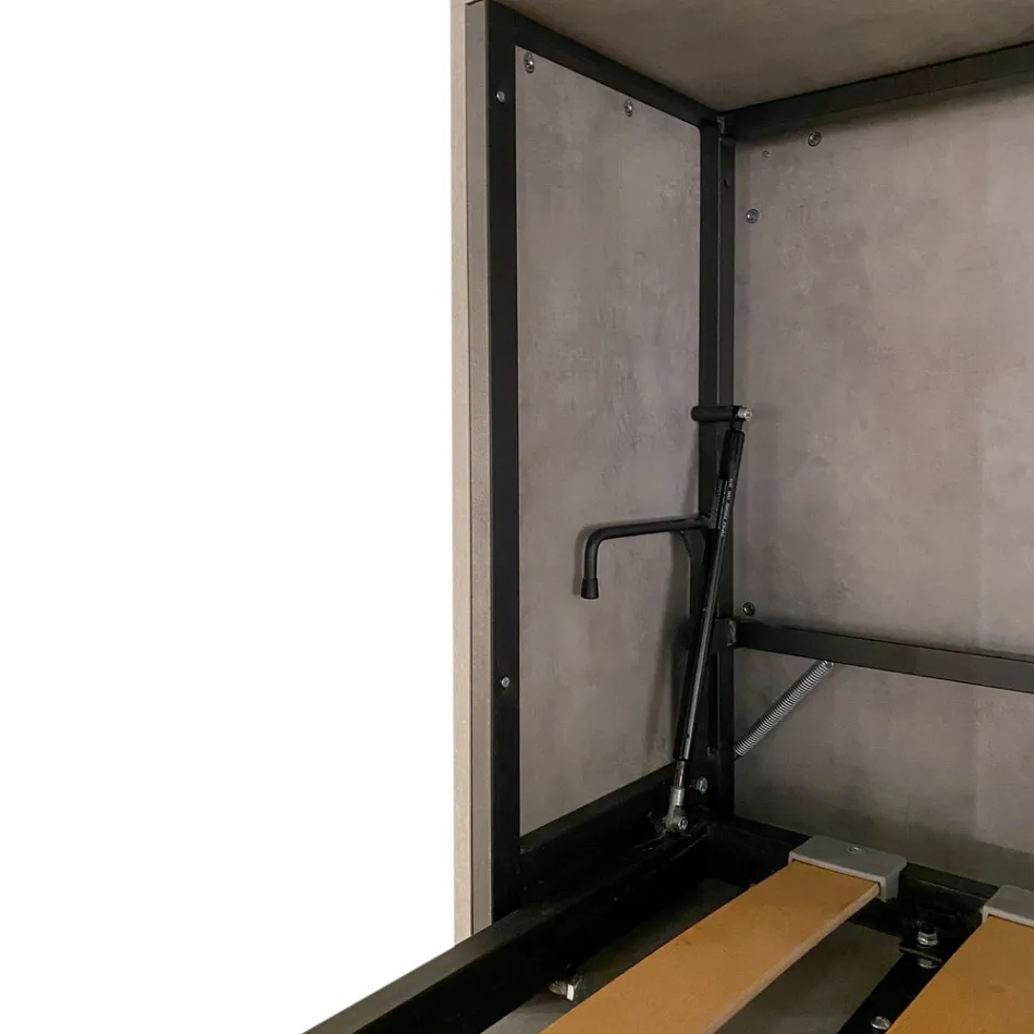 Pat pliabil orizontal, fabricat în Italia - Collaborative Viadurini