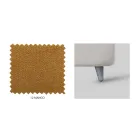 Pat de o persoană cu depozitare opțională Made in Italy - Ciccio Viadurini