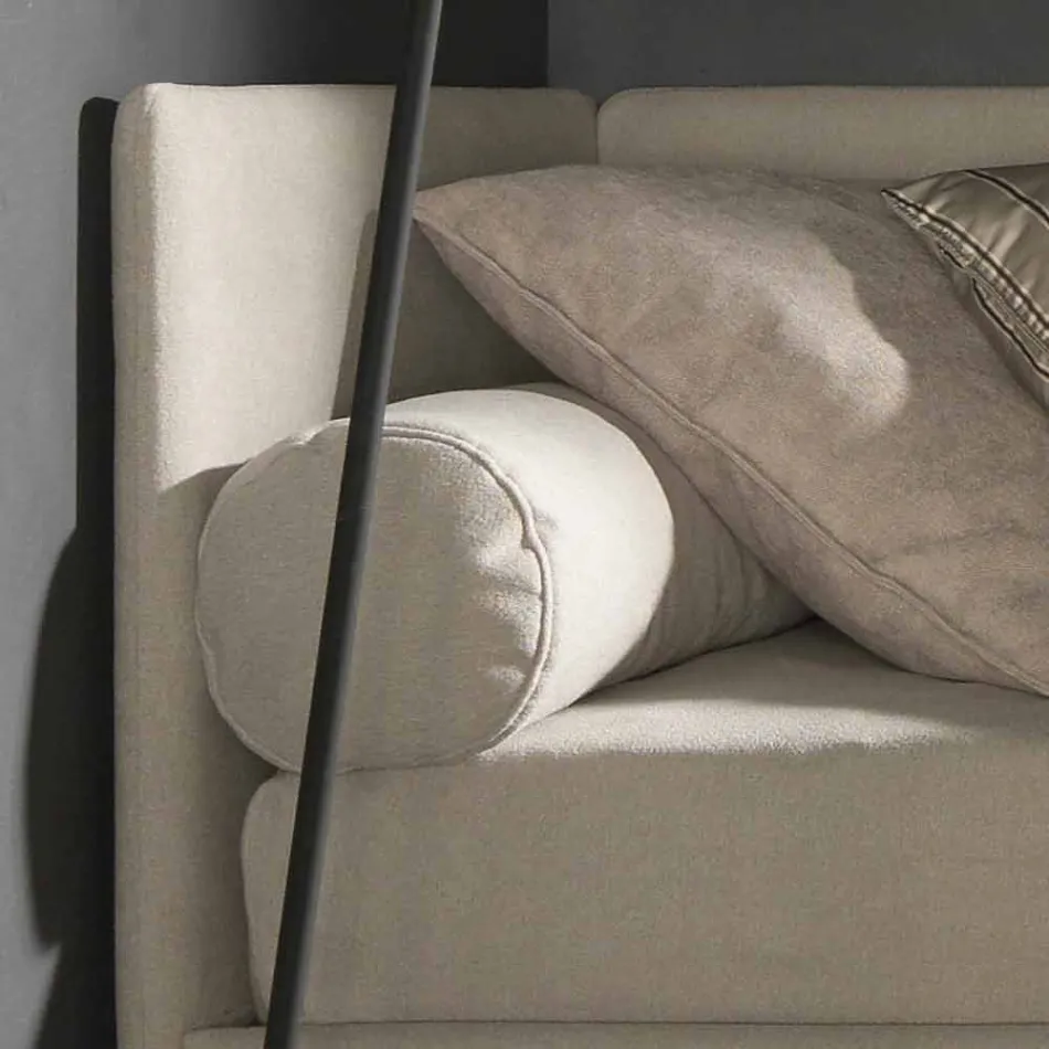 Pat unic cu cap de tablou și panou lateral, linie8 Bolzan Viadurini