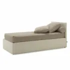 Pat unic cu cap, structură de fier și lemn Linia de Bolzan Viadurini