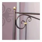 Pat de o persoană în fier forjat Auriga Viadurini