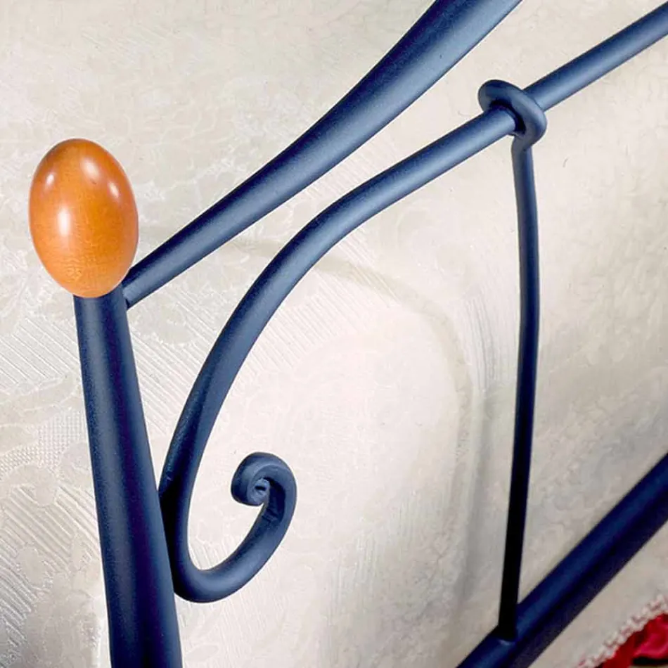 Pat de o persoană în fier forjat Dalia Viadurini