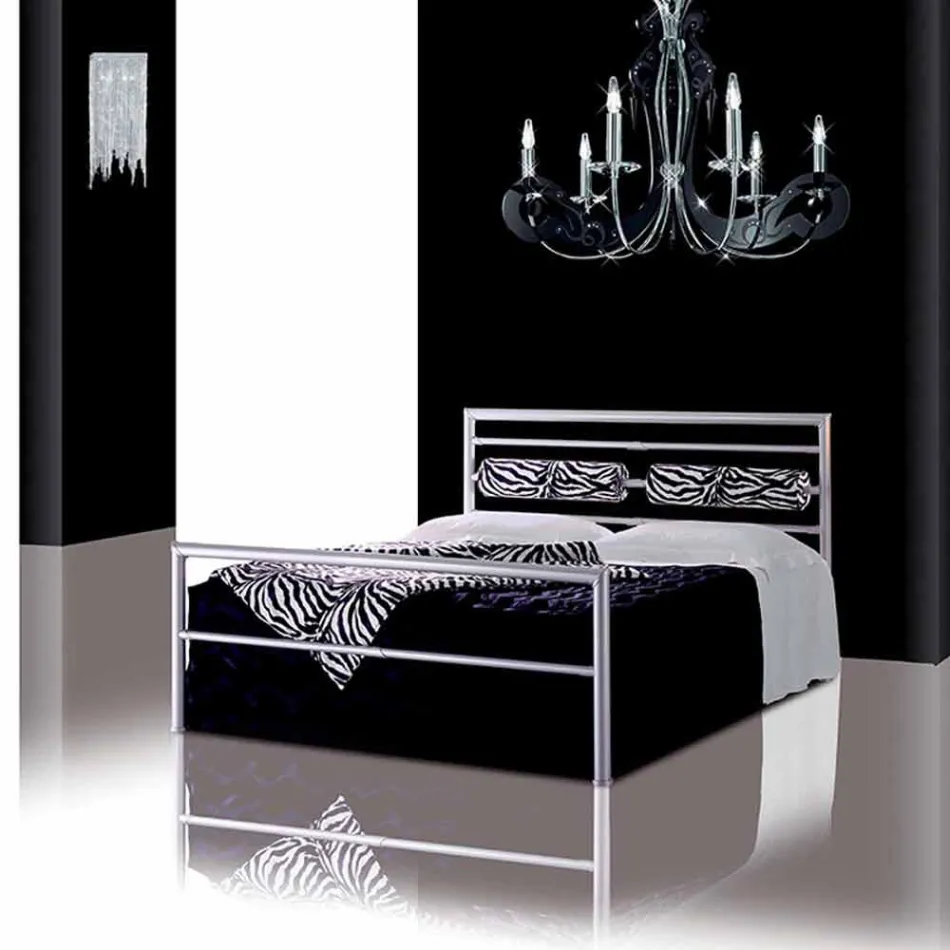 Pat de o persoană în fier forjat Dionysos Viadurini