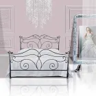 Pat de o persoană în fier forjat Febo Viadurini