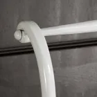 Pat single în fier forjat plin Amanda artizanale, realizate în Italia Viadurini