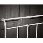 Pat single în fier forjat plin Amanda artizanale, realizate în Italia Viadurini