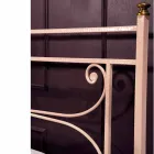 Pat completă și o jumătate din fier forjat cu ciocanul pătrat Claudia Viadurini