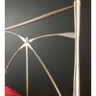 Un pat și jumătate pătrat de fier forjat Persefona Viadurini