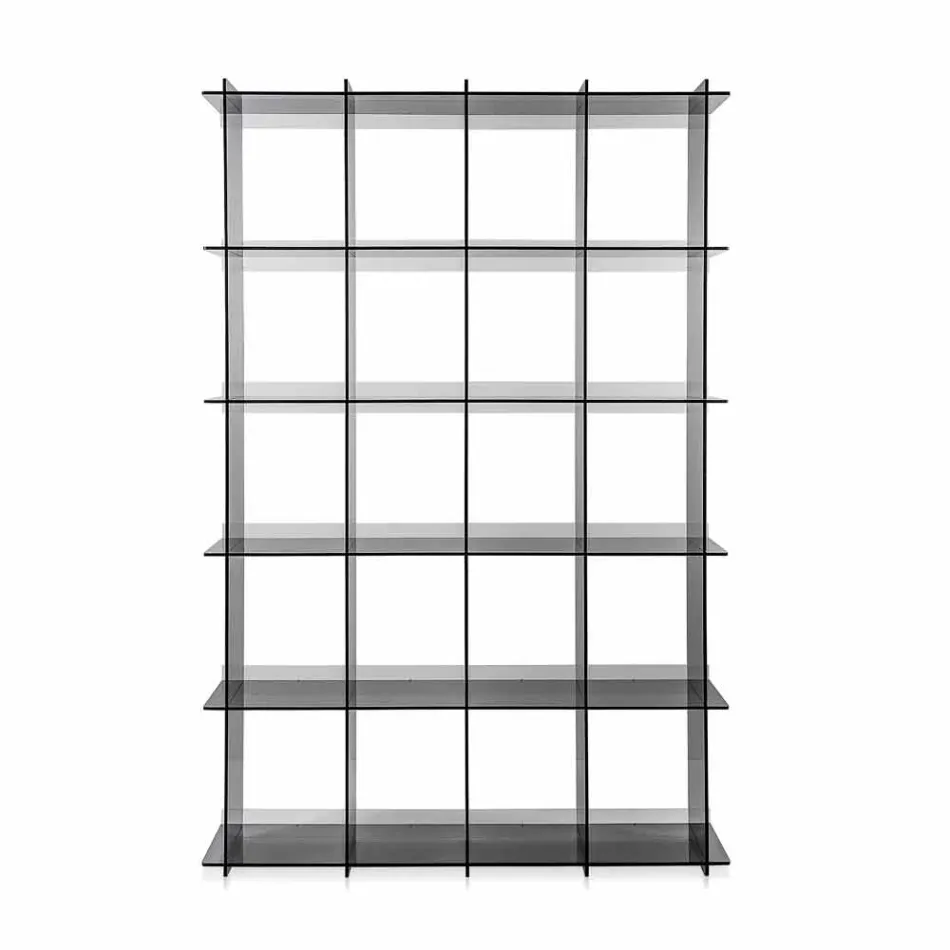 În Biblioteci design modern afumat Plexiglas Sfera4 Viadurini