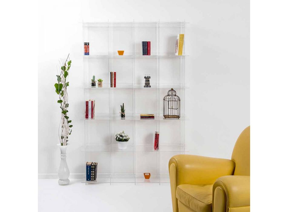 În Biblioteci moderne Sfera4 de design plexiglass Viadurini